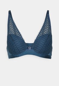 Não selecionado, smoky blue