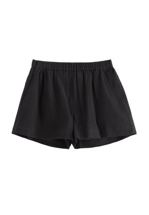 Lindex, LINDEX CRINKLED SHORTS LINDEX - Shortsit - black