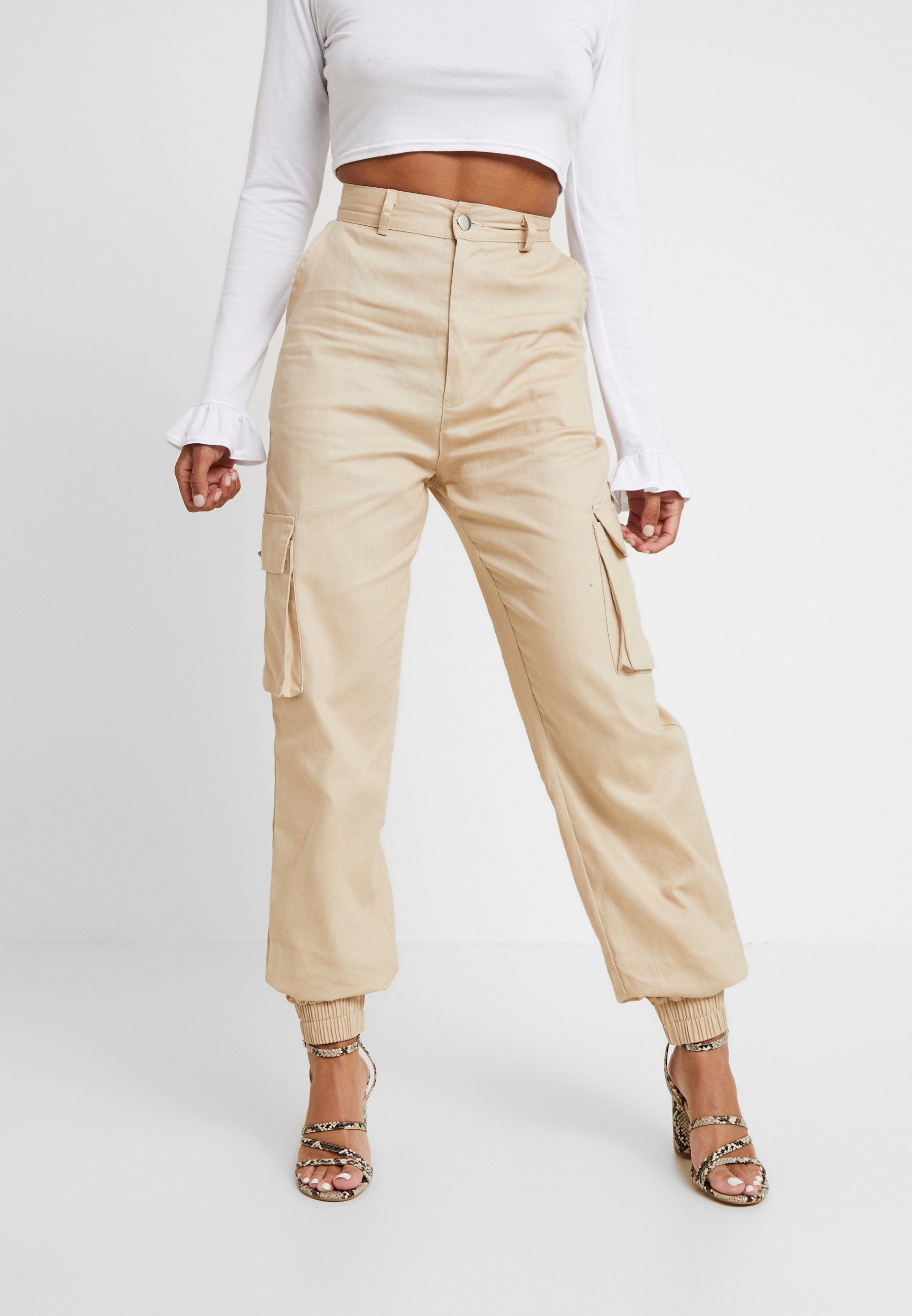 plain cargo trouser sand