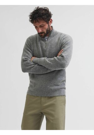 PULLOVER - Jersey de punto - grey melange