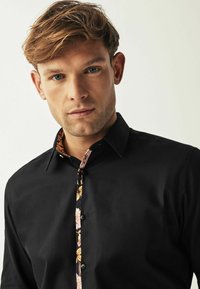 Next TEXTURED TRIMMED - Cămașă - black