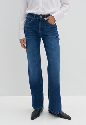 CARIE ICONIC - Flared Jeans - dark blue