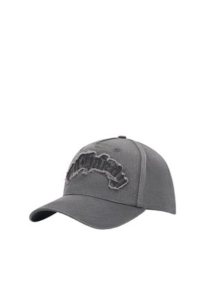 Ed Hardy, UNISEX DISTRESSED GOTHIC 6 PANEL CAP - Casquette - grey