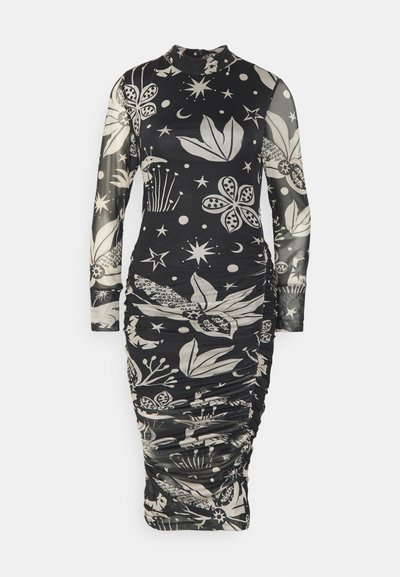 Farm Rio CERRADO SKY DRESS - Vestido de dia - black/white