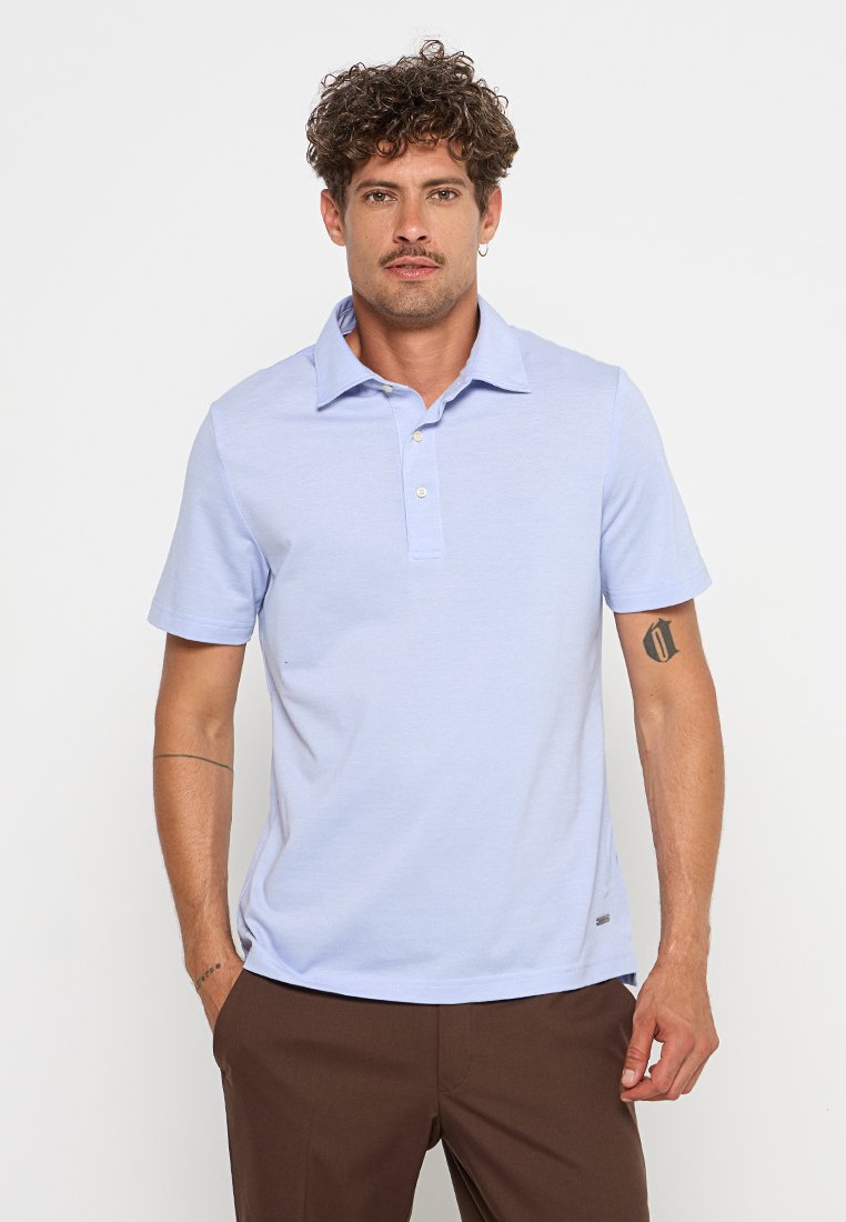 Eterna Poloshirt lichtblauw Eterna Poloshirt lichtblauw