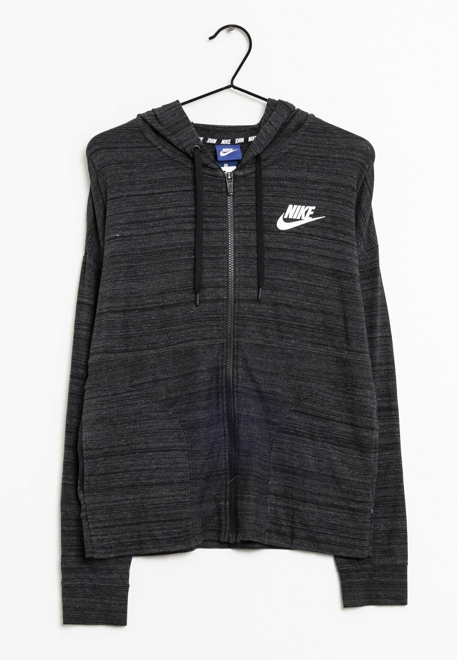 Zip Hoodie Graue Nike Strickjacke Nike – Club – Kapuzenjacke Aus