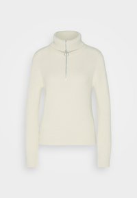 VILA VIRIL HALF ZIPPER  - Strickpullover - birch melange