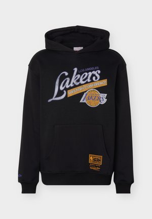 Mitchell & Ness, PARADISO OVERSIZED HOODY LOS ANGELES LAKERS - Ρούχα για κλαμπ - black