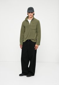 Jack & Jones JORIBIZA HALF ZIP - Fleecepaita - dusty olive