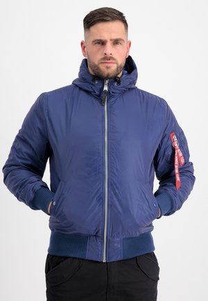 HOODED REFLECTIVE - Bombertakki - repl blue