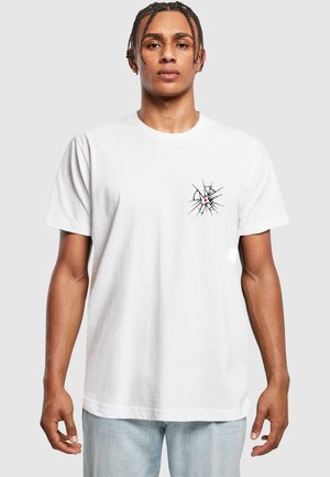 SHATTERED GLASS - Print T-shirt - white