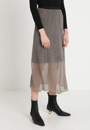 Maxi sukně - gold-coloured