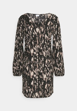 VILA Petite VICAIA V NECK DRESS - Trikotaažkleit - black