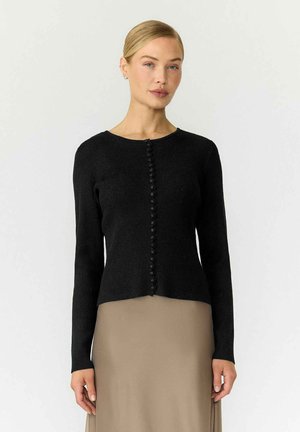 YAS, YASSIANA LS KNIT PULLOVER S. - Gilet - black