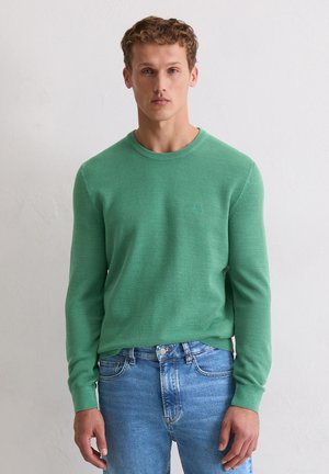 CREWNECK STRUCTURE - Strickpullover - botanical green