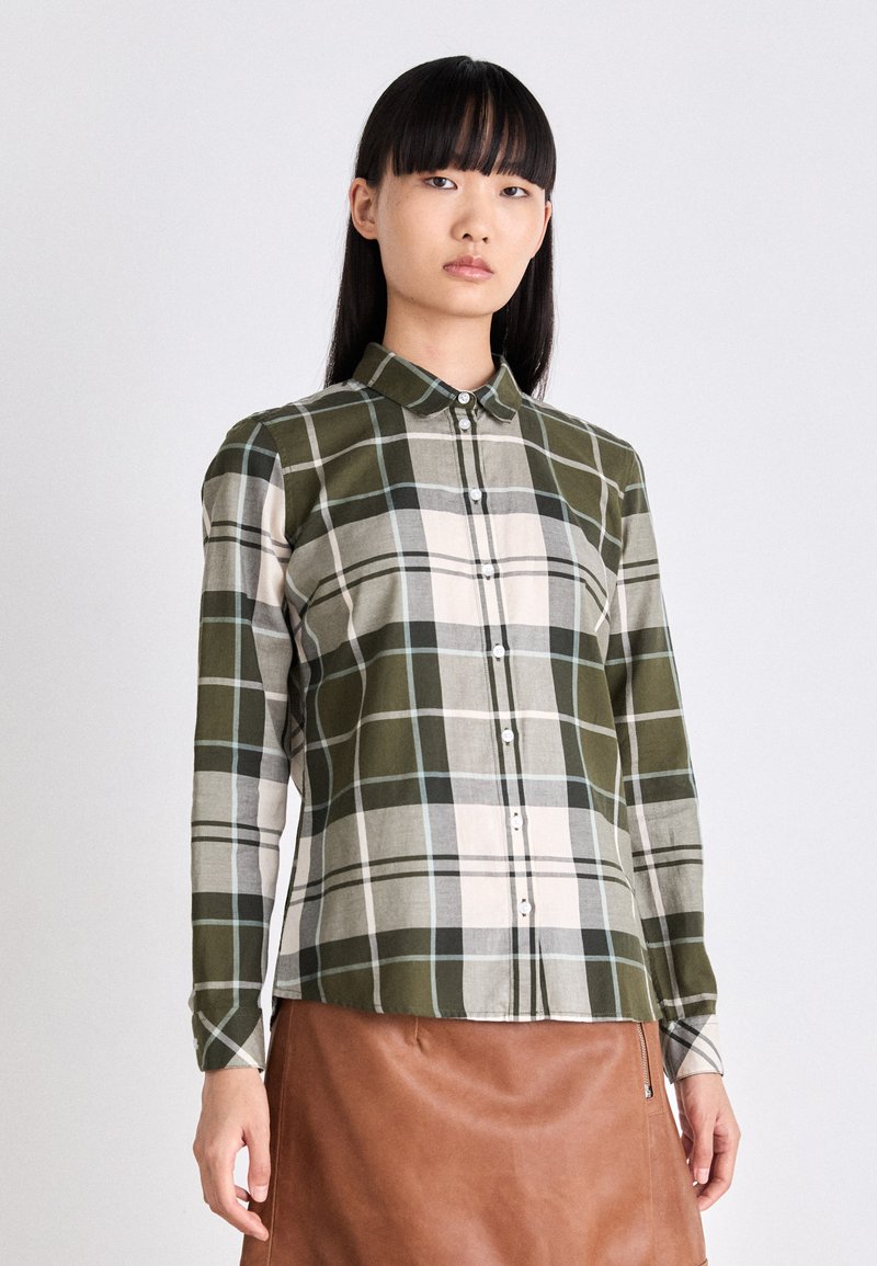 Barbour BREDON SHIRT - Blusa com botões - ancient loden tartan
