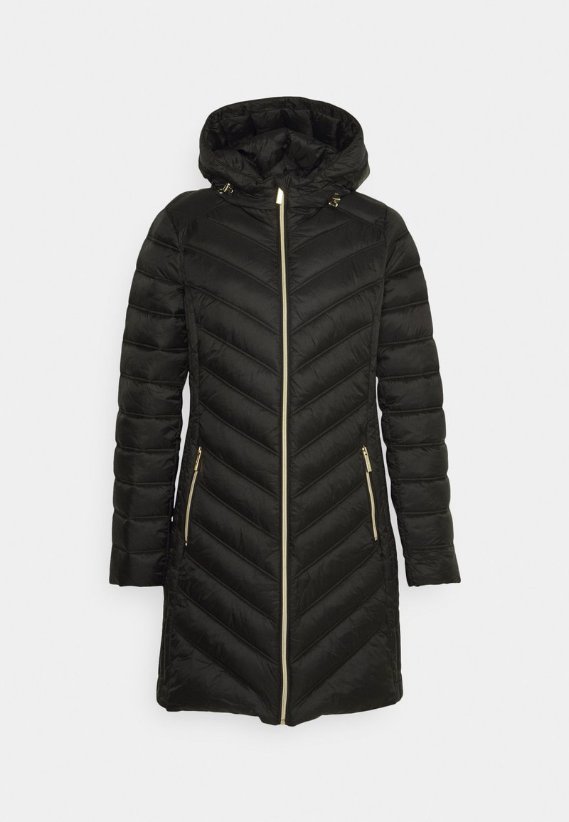 MICHAEL Michael Kors LONG PACKABLE PUFFER - Abrigo clásico - black/negro -  