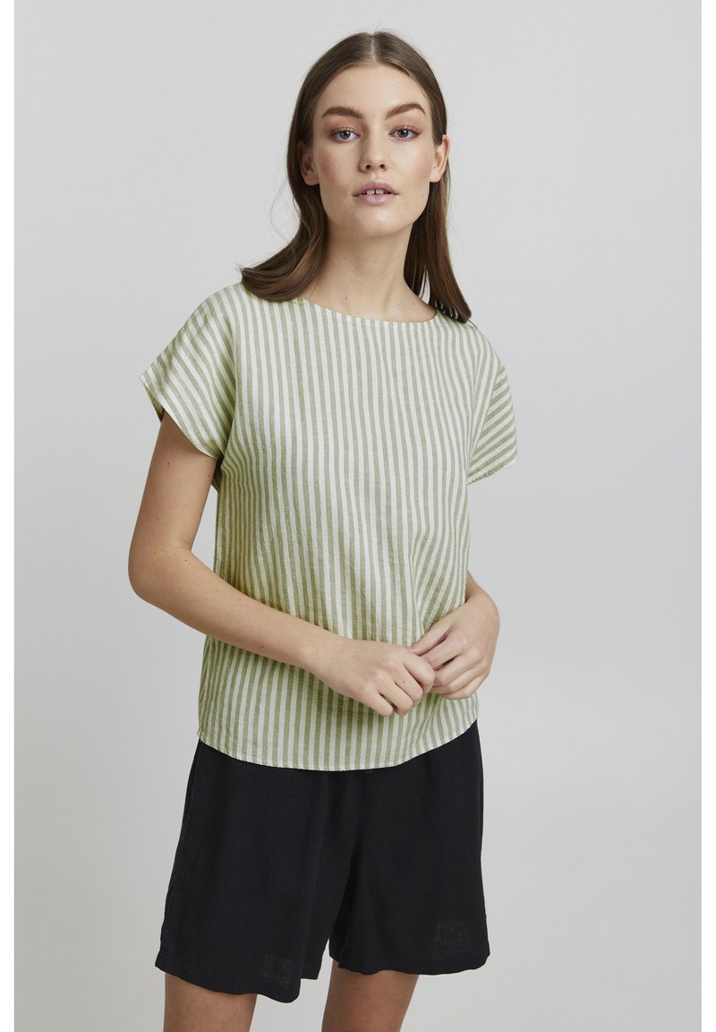 Oxmo - OXARNORA - Blouse - seagrass mix, Vergroten