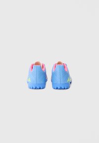 adidas Performance F50 CLUB TURF KIDS - Rasen-Fußballschuhe - blue fusion/lucid lemon/lucid pink
