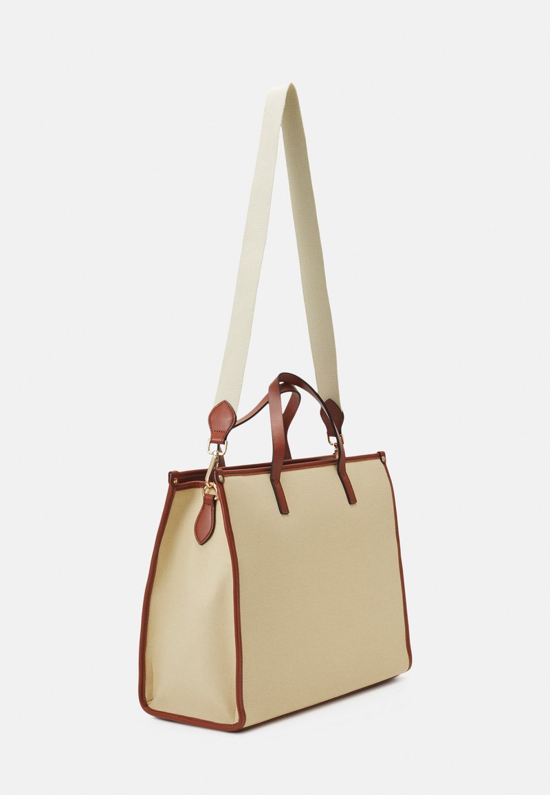 Damen Handtaschen | TWINSET LOGO LASERATO Shopping Bag cuban sand/sand - DI28579 Damen Handtaschen | TWINSET LOGO LASERATO Shopping Bag cuban sand/sand - DI28579
