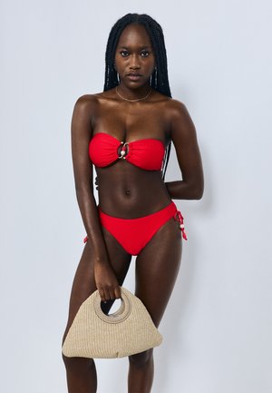 PALERMO LOOP TIE SIDE PANT - Bas de bikini - cosmo red