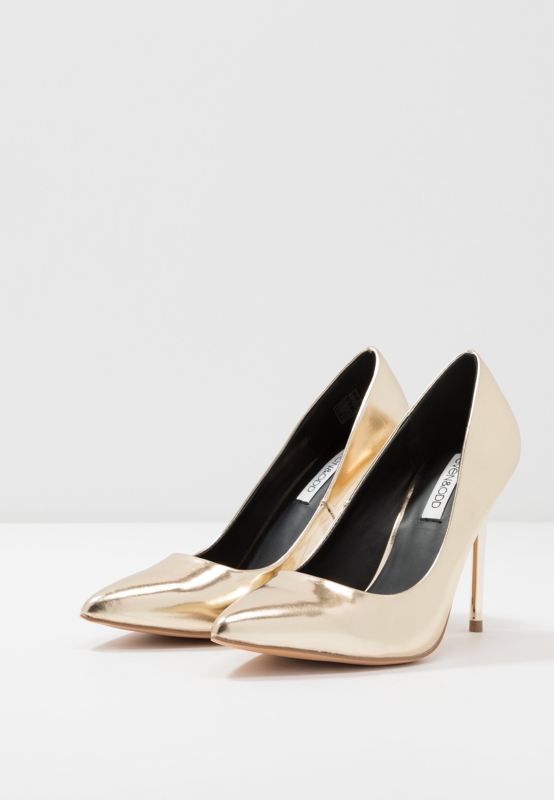 escarpin doré zalando