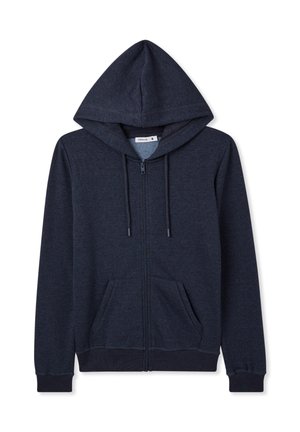 Terranova PESANTE CON E A UNITA - Felpa con zip - blu scuro melange