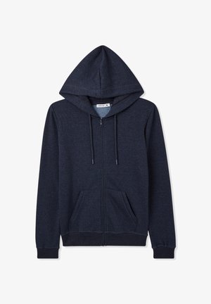 Terranova PESANTE CON E A UNITA - Felpa con zip - blu scuro melange
