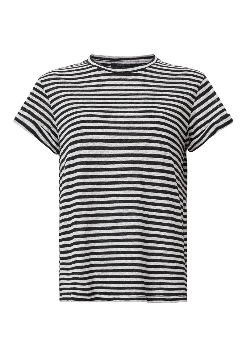 AllSaints T-shirt print zwart