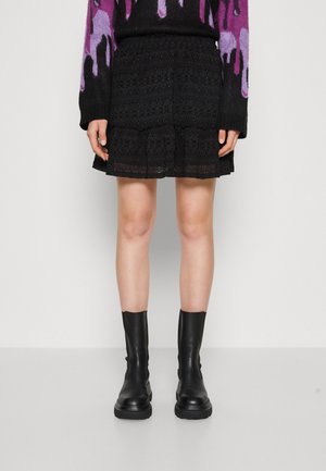 VILA VICHIKKA SHORT SKIRT - Μίνι φούστα - black