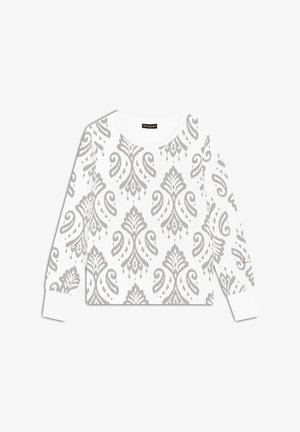 Freddy GIROCOLLO IN FANTASIA - Sweatshirt - allover ikat white