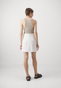 Max Mara Leisure VARNA - A-line skjørt - bianco