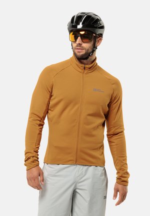 Jack Wolfskin GRAVEX THERMO FZ - Fleecejas - salted caramel