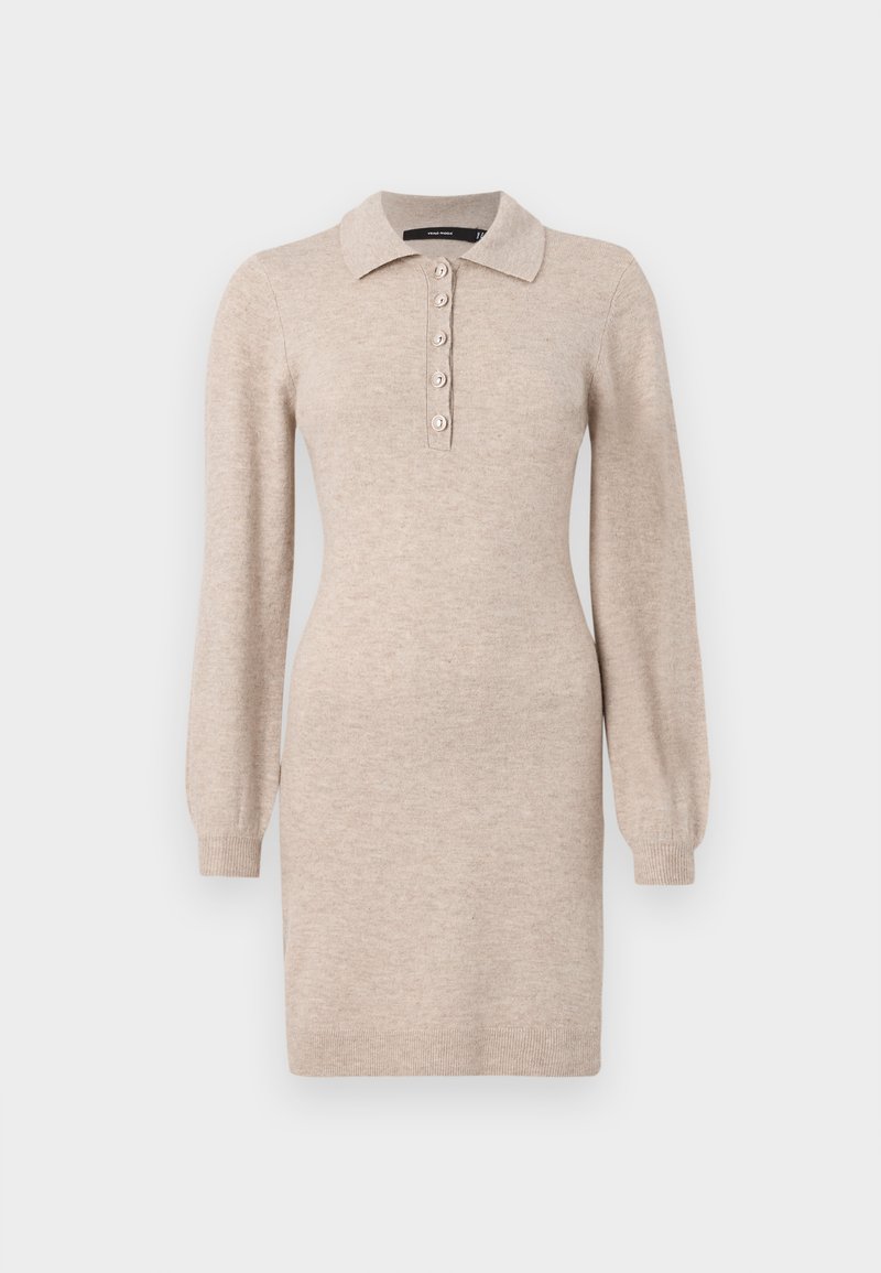 Vero Moda Gebreide jurk beige Vero Moda Gebreide jurk beige
