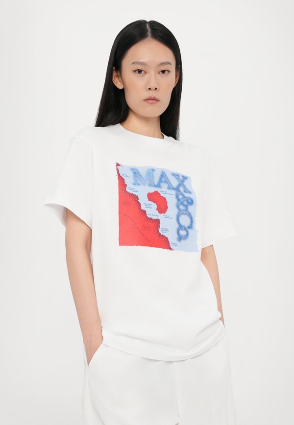 TEESALUTO - Print T-shirt - weiss4