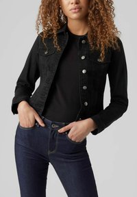 Vero Moda VMLUNA LS  MIX GA NOOS - Cowboyjakker - black