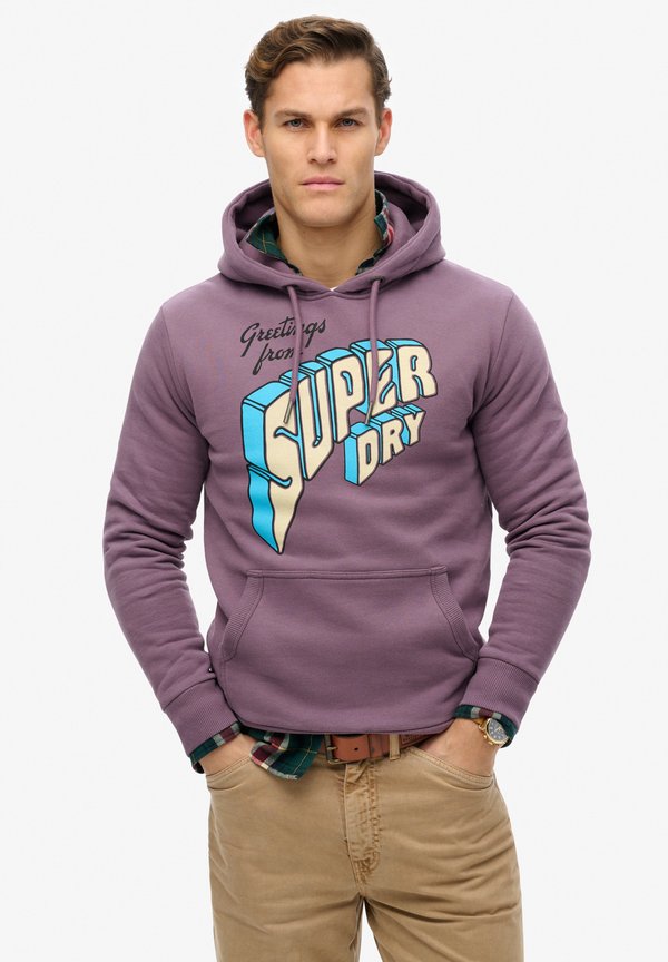 Kapuzenpullover - soot purple