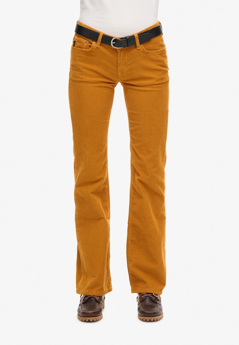 Superdry & Co FLARE - Pantalon classique - pumpkin spice brown