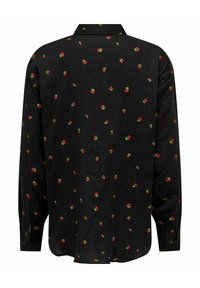 JDY EINFARBIGE - Button-down blouse - black