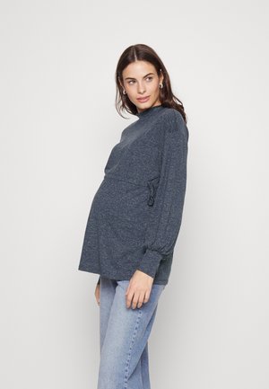 MAMALICIOUS MLVENICE - T-shirt à manches longues - parisian night melange