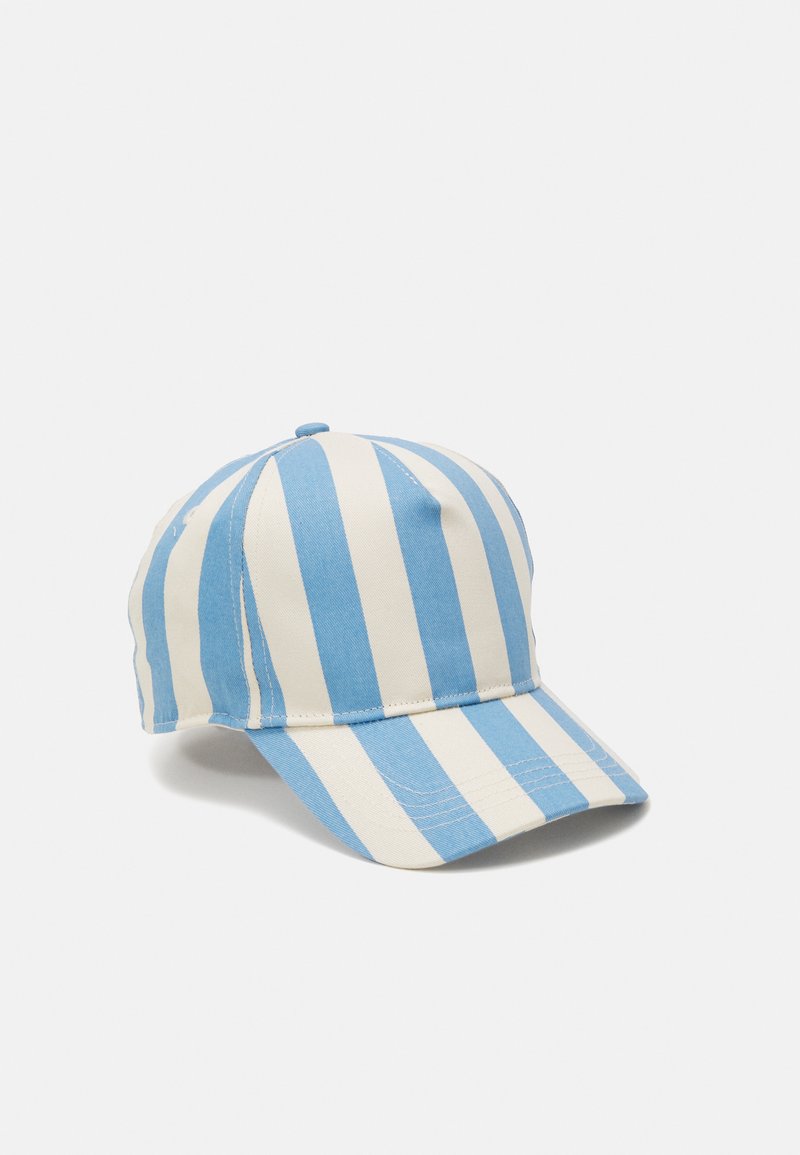 Lindex ROUNDPEAK BOLD STRIPES UNISEX - Cap - dusty blue