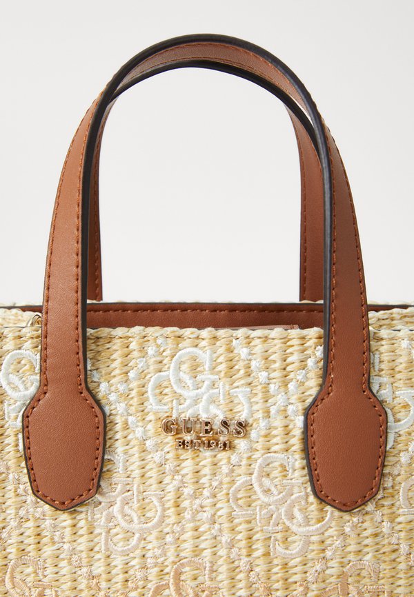 SILVANA 2 COMP MINI TOTE - Handbag - cognac3