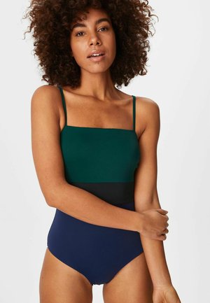 Swimsuit - dark green/dark blue
