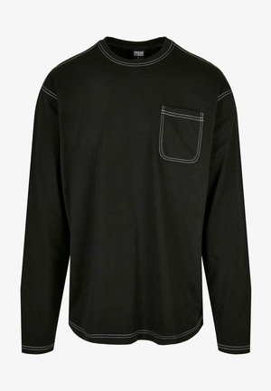HERREN - Long sleeved top - black white