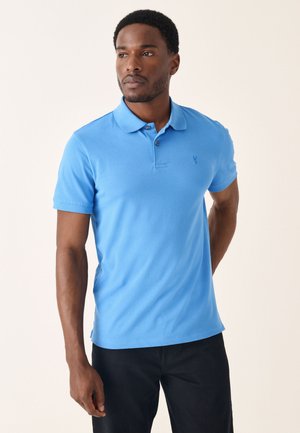 Bluză polo - mottled light blue