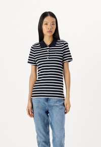 Tommy Hilfiger 1985 SLIM  - Pólóing - breton desert sky/ecru