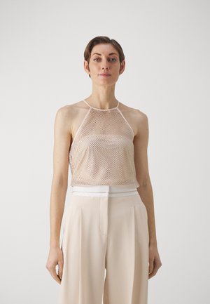 Patrizia Pepe Top - ivory skin