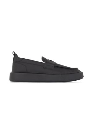 LOAFER ROWAN IN LOGO ON PLATE LIGHT EVA SOLE - Scarpe senza lacci - black