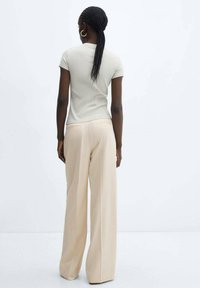 Mango Kalhoty - beige