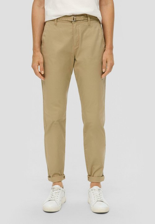 s.Oliver BLACK LABEL SLIM MIT BUNDFALTE Chino sandstein/beige Zalando.ch